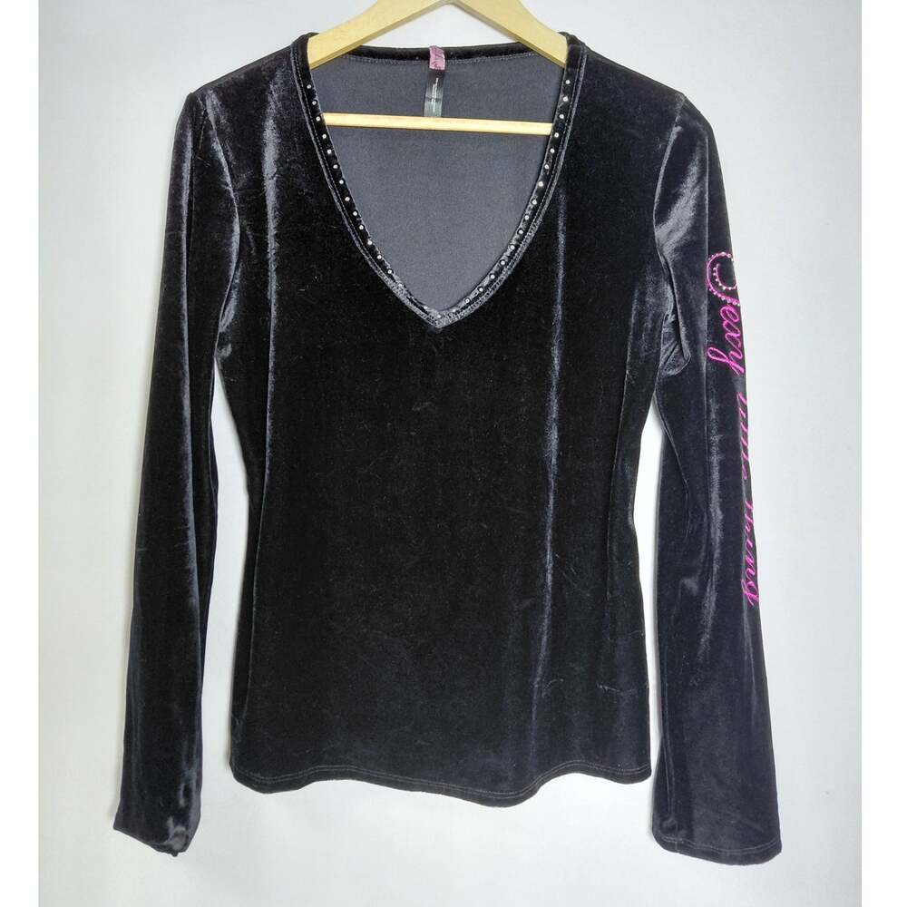 VICTORIA'S SECRET Sexy Little Thing Graphic Top Women Long Sleeve Size L